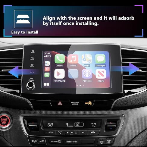 SXCY for 2021 2022 2023 Honda Ridgeline Screen Protector 8 Inch 2023 Ridgeline Navigation Screen Protector 2021-2023 Ridgeline Accessories 9H HD in Kuwait