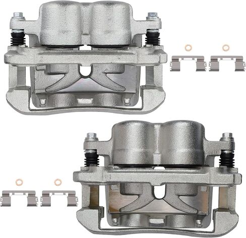 DRIVESTAR 18B4860 18B4861 Front Brake Calipers for Ford 2004 2005 F150/ 2005 Lobo, OE-Quality New Disc Brake Caliper Front Pair in Kuwait