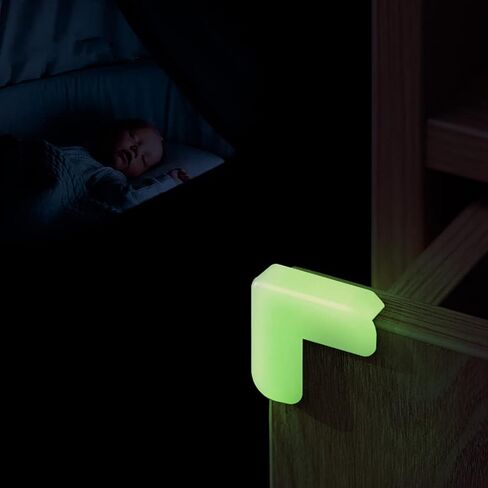 12 Pack Luminous Corner Protector for Baby, Furniture Corner & Edge Safety Bumpers,Baby Proof Bumper,Baby Proof Bumper (L Shaped) in Saudi Arabia