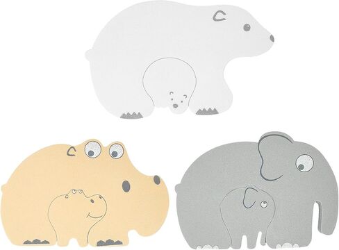 إصبع قرصة الحرس الباب رغوة سدادة منع إصابات قرصة الإصبع، لطيف الفيل وحيد القرن الدب القطبي مجموعة حراس الباب هدية للآباء الجدد الأجداد المعلمين أصحاب الحيوانات الأليفة in Kuwait