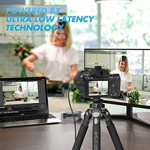 صندوق التقاط الفيديو، بطاقة التقاط الألعاب 4K، بطاقة التقاط خارجية - 4K60 HDR Zero-lag Passthrough، البث والتسجيل حتى 4K30، التوصيل والتشغيل، Live Gamer مع PS5، PS4، Xbox، Switch، OBS/PC/MAC in Kuwait