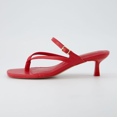 CUSHIONAIRE Women's Madrid Kitten Heel Sandals +Memory Foam, Wide Widths Available in Saudi Arabia
