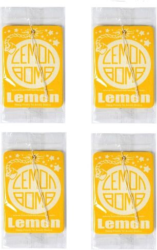 Vanilla Bomb Car Air Freshener 4-Pack | Hanging Air Fresheners Provide Sweet Vanilla Scent | Premium Quality | Made In USA in Saudi Arabia