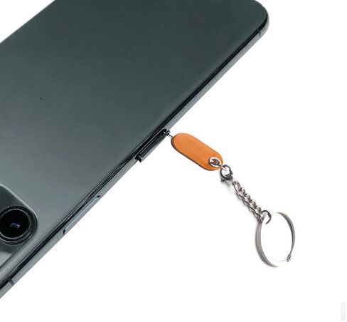 Junetree Universal Sim SD Card Tray Opening Removal Tool Eject Pin fits Keyring for iPhone Samsung Motorola Phones (Pack of 2,Vintage) in Saudi Arabia
