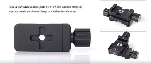SUNWAYFOTO DDC-26 26mm Screw Knob Clamp Arca Compatible 1/4" Sunway in Saudi Arabia