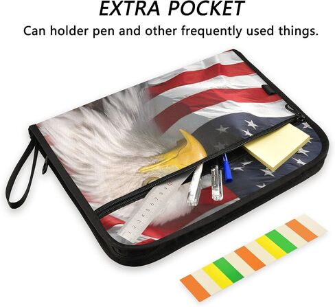 Gnome Winter Snow 13 Pockets Expanding File Folder with Labels, Lantern Light Accordian File Organizer with Zippers for Home Office School Supplies,A4 Letter Size Portable Filing Folders in Saudi Arabia