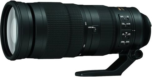 نيكون (20058 200-500 ملم f/5.6E ED VR AF-S NIKKOR عدسة تكبير كاميرات SLR رقمية + حزمة تصوير فلاش ومرشح نهائي 64 جيجا بايت) in Saudi Arabia
