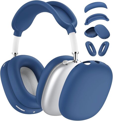 4 in 1 Silicone Case Cover for AirPods Max 2/ AirPods Max Headphones, Stone in Kuwait