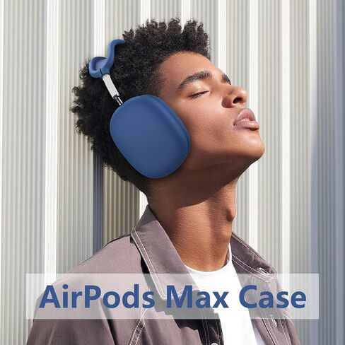 4 in 1 Silicone Case Cover for AirPods Max 2/ AirPods Max Headphones, Stone in Kuwait
