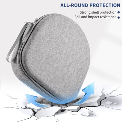 حافظة لهاتف Sony WH-CH520 WH-CH720N WH-1000XM4 WH-CH510، JBL Tune 510BT 520BT 720BT 710BT سماعات رأس لاسلكية بخاصية إلغاء الضوضاء، حقيبة سفر تحمل غطاء مع دعم داخلي قابل للإزالة (أسود) in Saudi Arabia