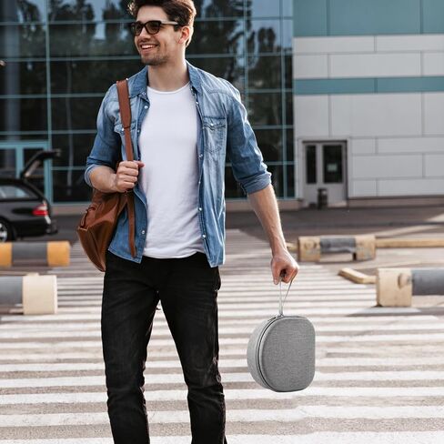 حافظة لهاتف Sony WH-CH520 WH-CH720N WH-1000XM4 WH-CH510، JBL Tune 510BT 520BT 720BT 710BT سماعات رأس لاسلكية بخاصية إلغاء الضوضاء، حقيبة سفر تحمل غطاء مع دعم داخلي قابل للإزالة (أسود) in Saudi Arabia