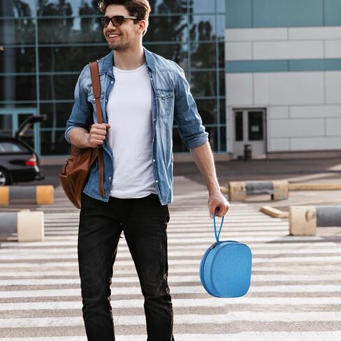 حافظة لهاتف Sony WH-CH520 WH-CH720N WH-1000XM4 WH-CH510، JBL Tune 510BT 520BT 720BT 710BT سماعات رأس لاسلكية بخاصية إلغاء الضوضاء، حقيبة سفر تحمل غطاء مع دعم داخلي قابل للإزالة (أسود) in Kuwait