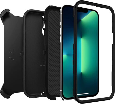 OtterBox Defender Series Screenless Edition Case for iPhone 13 Pro Max & iPhone 12 Pro Max (Only) - Holster Clip Included - Non-Retail Packaging - Realtree Edge (Black/Realtree Edge Graphic) in Saudi Arabia