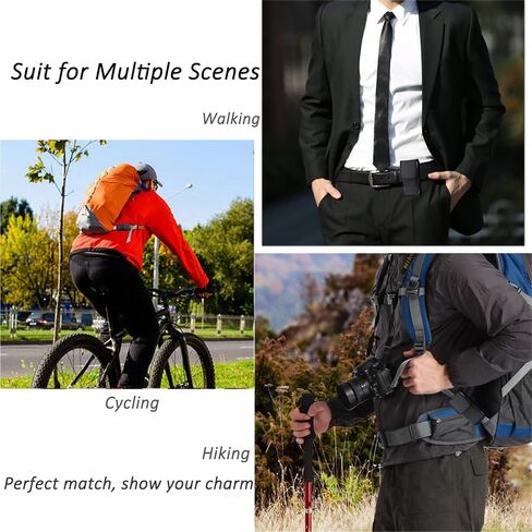 Miimall Compatible for Samsung Z Fold 6 5 4 Holster, Z Fold 3 Phone Pouch, Wear-Resist Nylon Belt Clip Case Waist Holster Pouch for Samsung Galaxy Z Fold 6/Fold 5 /Fold 2/ Fold 3/ Fold 4 (Black) in Saudi Arabia