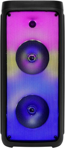 LED-Illuminated Portable Wireless Speaker, Large Size Floor Mounted Wireless Speaker, Loud Volume, Rich Bass, Multi-Color Lights, Built-in Mic, Remote Control, USB Charging Port，Outdoor Speaker in Saudi Arabia
