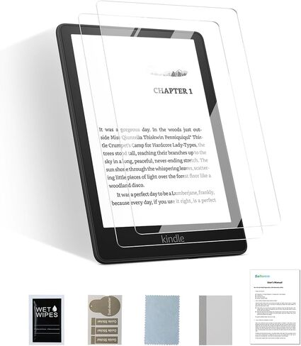 [2 Pack] New Anti Blue Light Tempered Glass Screen Protector for Kindle Paperwhite 6.8 inch(11th Generation 2023/2021)/6.8" kindle Paperwhite Signature Edition,Anti Scratch/Eye Protection in Saudi Arabia