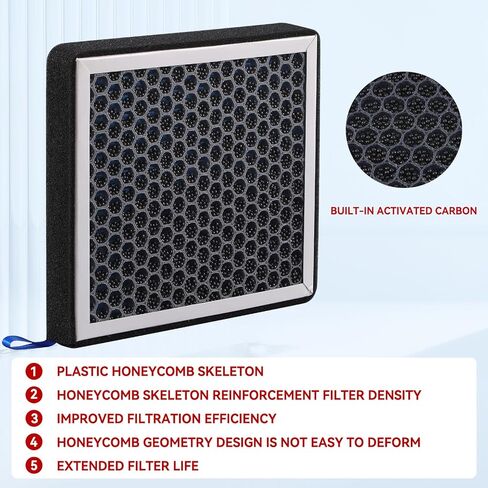 يتضمن فلتر هواء المقصورة VEPAGOO الكربون المنشط لـ CF12772 Ford Lincoln BRONCO All SPORT All ESCAPE All EXPLORER All MUSTANG MACH-E All POLICE INTERCEPTOR UTILITY All AVIATOR All CORSAIR All in Kuwait