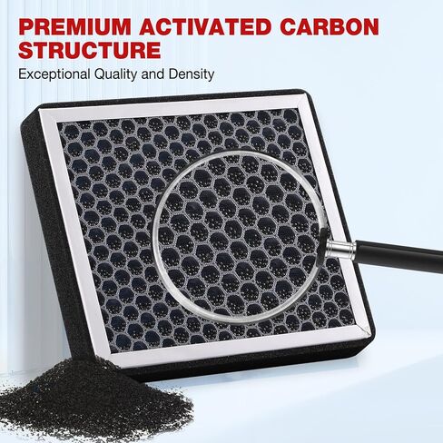 يتضمن فلتر هواء المقصورة VEPAGOO الكربون المنشط لـ CF12772 Ford Lincoln BRONCO All SPORT All ESCAPE All EXPLORER All MUSTANG MACH-E All POLICE INTERCEPTOR UTILITY All AVIATOR All CORSAIR All in Kuwait