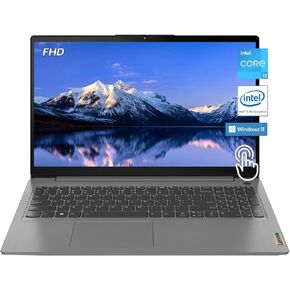 Lenovo 2023 Newest Ideapad 3i Laptop, 15.6" FHD Touchscreen, 12GB DDR4 RAM, 11th Gen Intel Core i3-1115G4 Processor, 256GB SSD, HDMI, Webcam, Wi-Fi6, Bluetooth, Win11, Arctic Grey, W/GaLiMu