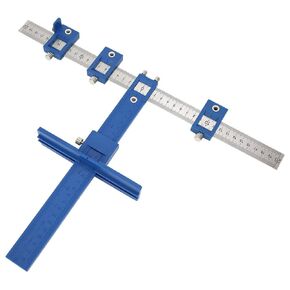 Punch Locator Drill Sleeve Cabinet Hardware Template Measuring Tool for Installing Cabinet Handles, Pulls, and Knobs