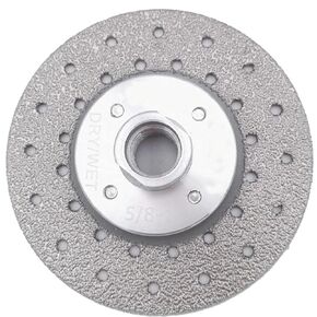 Drilax 4-1/2 inch Diamond Granite, Quartz, Tile Cutting Grinding Wheel Disc Angle Grinder Shaping Tool 5/8-11 Female Thread