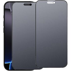 2 Pack Matte Privacy Tempered Glass for iPhone 16 Pro Max Anti-glare Anti-spy Screen Protector Film 6.9 inch