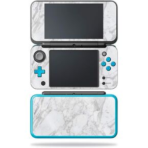 MightySkins Glossy Glitter Skin for Nintendo New 2DS XL - Frost Marble | Protective, Durable High-Gloss Glitter Finish | Easy to Apply, Remove, and Change Styles | Made in The USA