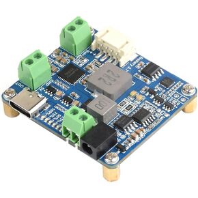 Recharged Solar Power Manager Module Supports 6V~24V Solar Panel and Type-C Power Adapter, 5V/3A Regulated Output, Compatible with Raspberry Pi /Jetson Nano/Arduino (No Holder)