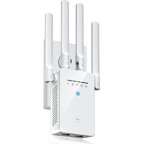 2024 Extendtecc WiFi Extender Signal Booster, 10000 Sq.ft Long Range Internet Extender WiFi Booster for Home, 80% Faster | Broader Than Ever, WiFi Repeater W/Ethernet Port, 1-Tap Easy Setup in Kuwait