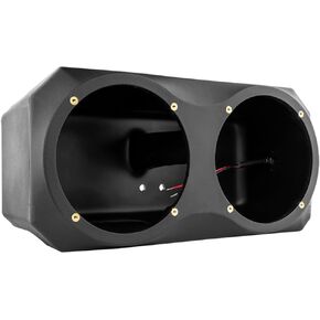 DS18 SLG-UDSD6 Polaris Slingshot Under Dash Enclosure for 2X 6.5 Subwoofer - Dual Empty Enclosure - Easy to Install - Compatible with Slingshots 2015+