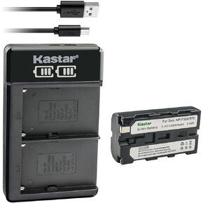 Kastar 1-Pack Battery and LKD2 USB Charger Compatible with Sony CCD-TR205 CCD-TR215 CCD-TR2200 CCD-TR2300 CCD-TR280 CCD-TR290 CCD-TR3 CCD-TR300 CCD-TR311 CCD-TR315 CCD-TR317 CCD-TR3000 CCD-TR3100