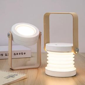 Telescopic Lantern Kids Night Light,is Stretched Lantern Also Portable Flashlight,USB Rechargeable Practical Nursery Bedside Bedroom Table Decor, ABS+PC,Best Birthday Christmas Gift for Kid Girl Boy