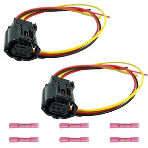 HiSport Camshaft Position Sensor Connector Pigtail - Compatible with Toyota Lexus 6189-1129 90919-05060 46393JF, SU7792 (2 Pack)