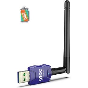 Class 1 Long Range Bluetooth Adapter for PC, QGOO USB Bluetooth Adapter for PC 5.3+EDR, Bluetooth Dongle Bluetooth Receiver Support Windows10/8.1/8/7（blue-168）