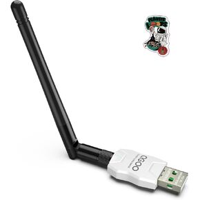 Class 1 Long Range Bluetooth Adapter for PC, QGOO USB Bluetooth Adapter for PC 5.3+EDR, Bluetooth Dongle Bluetooth Receiver Support Windows10/8.1/8/7（white-194）