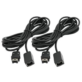 NES Classic Controller Extension Cable 10 FT 2-Pack, Replacement Controller Extension Cable for Super Nintendo SNES Classic Edition (2017), Mini NES Classic Edition (2016), Wii/Wii U Controller