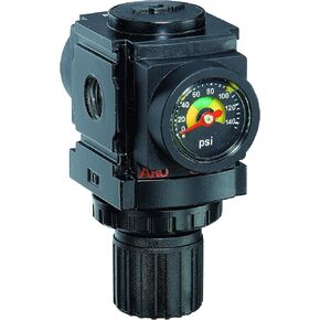 ARO R37231-600-VS Air Regulator 3/8" NPT, w/ Gauge - 250 psi Max Inlet