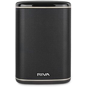 RIVA Upgraded Arena Wireless Smart Hi-Fi Speaker, 6 Drivers, 50W, Multiroom Music System, Support Airplay 2, Chromecast, Spotify Streaming, Wi-Fi, Bluetooth (Black)