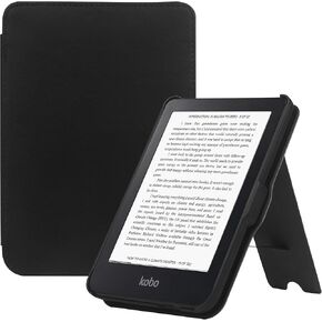Stand Case for 6" Kobo Clara Colour/Clara BW(2024)/Clara 2E(2022) Released, Premium Light Shell Cover with Auto Wake/Sleep,Hand Strap,and Foldable Stand for Kobo Clara Cover 6"-Composition Book