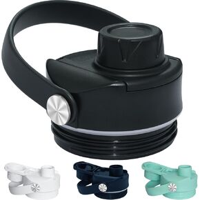 Upgraded Chug Lid for YETI Rambler Water Bottle 12 18 26 36 oz Accessories, Big Handle Spout Cap for Rtic Lid Accessories