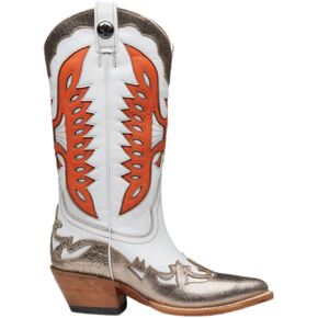 Mezcalero | Cowboy Boots for Women with suede appliqué - Hannah