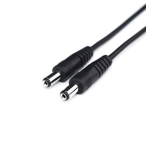 DC5521 Connector Cable Male to Male 5.5x2.1mm Power Adapter Cable for Power Station, Surveillance Camera, LED Display, IP Camera, DVR, Router, Invoice Printer