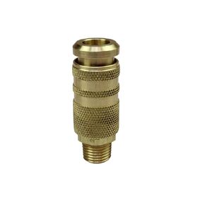 Coilhose Pneumatics 15C90B4M 1/4-Inch Body Size, Coilflow Combo Couplers, Industrial and Acme Interchange, 1/4-Inch NPT, Male