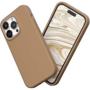 RhinoShield Case Compatible with [iPhone 14 Pro] | SolidSuit - Shock Absorbent Slim Design Protective Cover with Premium Matte Finish 3.5M / 11ft Drop Protection - Blush Pink