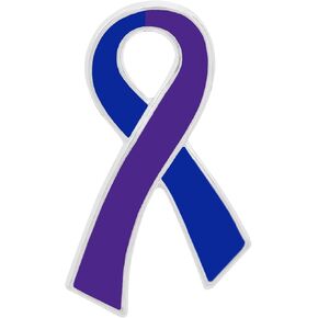 Rheumatoid Arthritis Ribbon Lapel Pin in a Bag