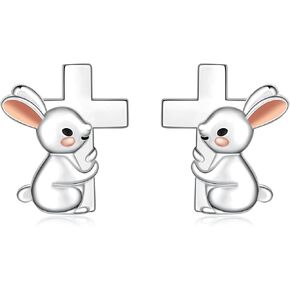 925 فضة ديناصور وأقراط لطيف الحيوان وأقراط هيبوالرجينيك مجوهرات هدايا للفتيات في سن المراهقة النساء in Kuwait