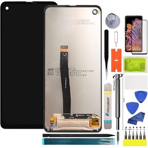 6.3 inch Screen Replacement for Samsung Galaxy Xcover Pro G715 G715FN/DS G715F G715W G715U G715U1 Screen Replacement Kit LCD Display Touch with Professional Tools