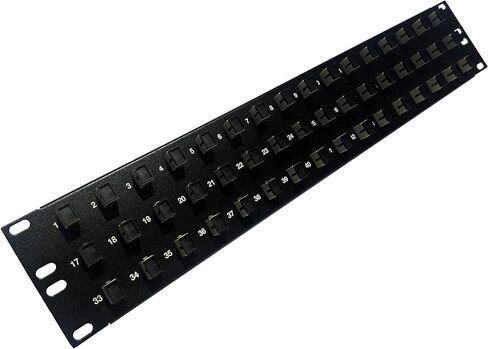 12 Port SC Fiber Patch Panel APC Singlemode (Green Couplers) (Loaded 1u) 19" in Kuwait