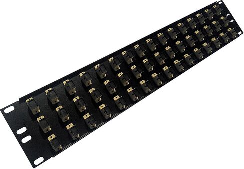 12 Port SC Fiber Patch Panel APC Singlemode (Green Couplers) (Loaded 1u) 19" in Kuwait