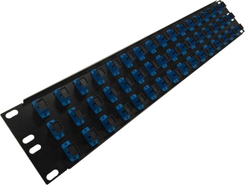 12 Port SC Fiber Patch Panel APC Singlemode (Green Couplers) (Loaded 1u) 19" in Kuwait